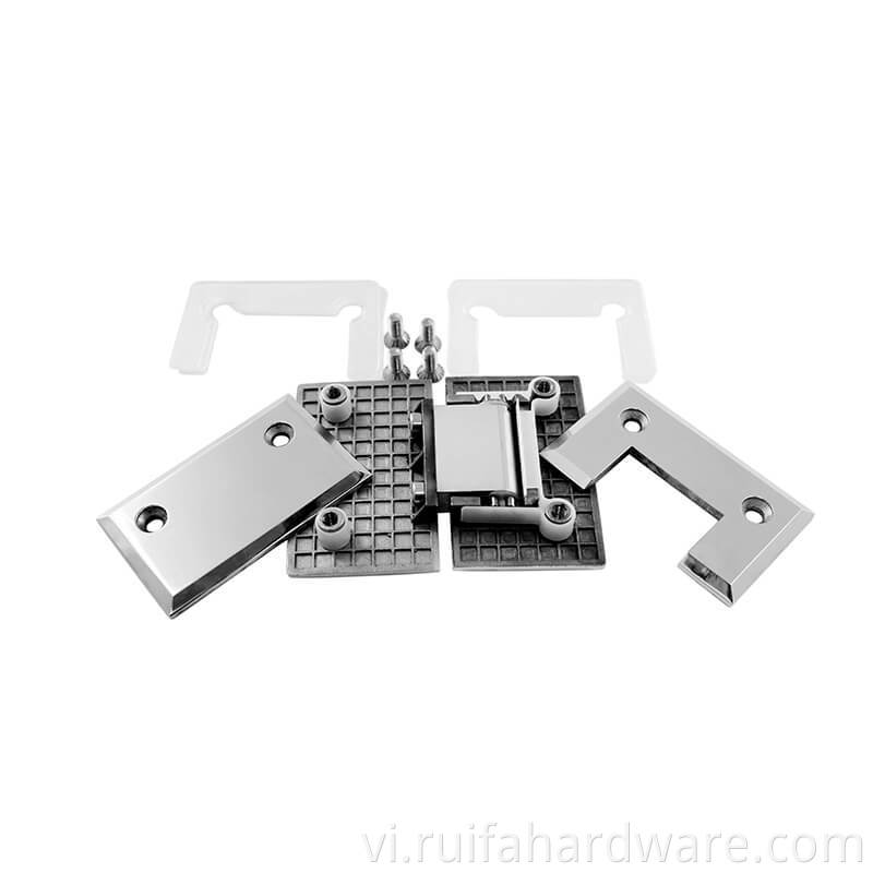 Bản lề cửa phần cứng cửa kính không khung (1) Frameless Glass Shower Door Hardware Hinges (1)